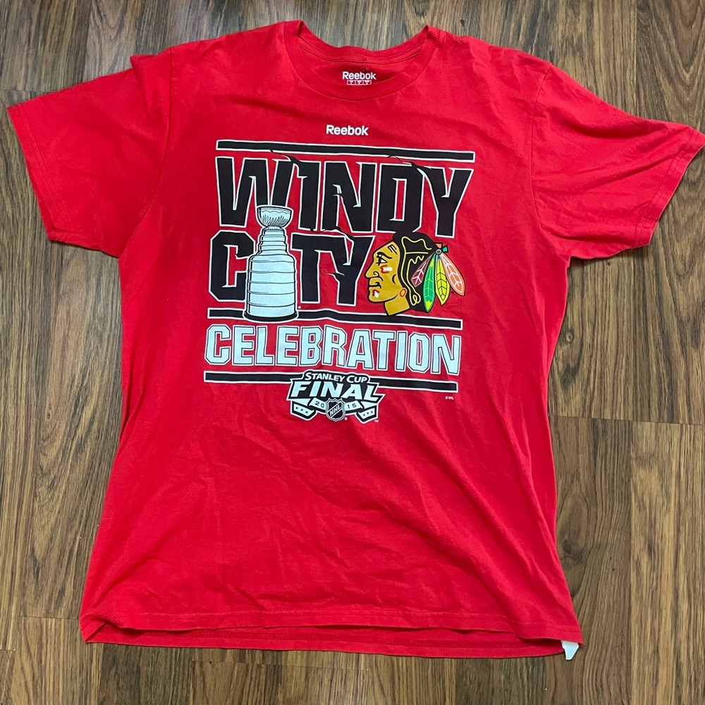 🏒 Vintage Chicago Blackhawks Championship shirt